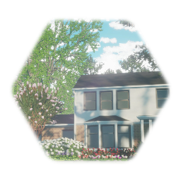 1970s American Colonial House