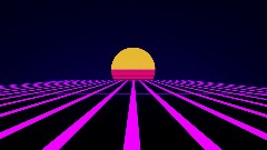 Synthwave Outrun Sun Atmosphere Test