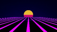 Synthwave Outrun Sun Atmosphere Test