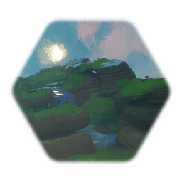 Cliff Side-Melting Snow