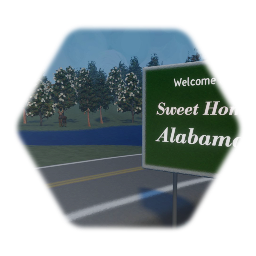 Alabama Welcome sign