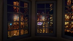 Rainy Lofi apartment