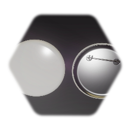 Blank button badge template