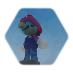 Mario from big Wario apparition