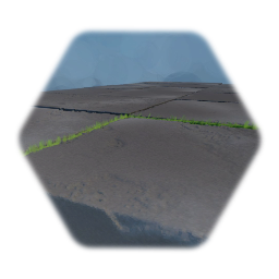 Urban concrete block(sidewalk). 6 unique sides