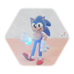 Sonic Puppet Made by @Slimapio but better