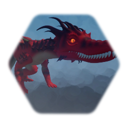 Realistic Fire Dragon