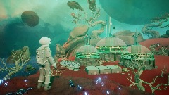 Dome Colony on an Unknown New World