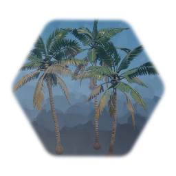 1 sculpt Coconut Palm