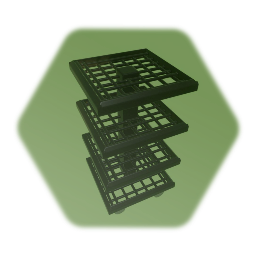 Table display shelving