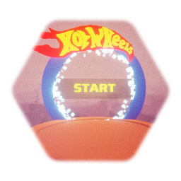 Start gate with hot wheels turbo racing announcer