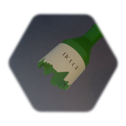 Broken bottle