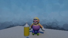 Wario gets pepper sprayed and screams in agony for 1:25.