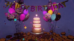 Happy Birthday Backdrop