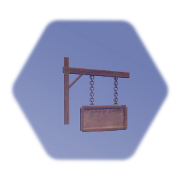 Hanging Wooden Sign - TCMP027