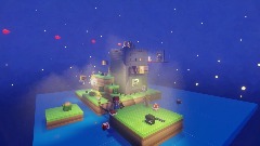 mario Voxel world 2 player