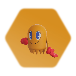 Pac-Man Ghost Remixable Clyde