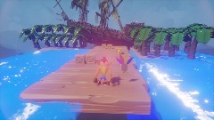 Crash Bandicoot 4: Pirate Beach beginning of level recreation