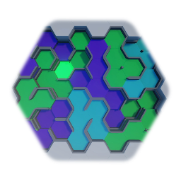 Hex Map With Loops, Starfall, Baked