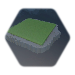 Flat grass platform