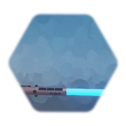 Blue lightsaber