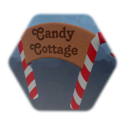 Candy Cottage Sign