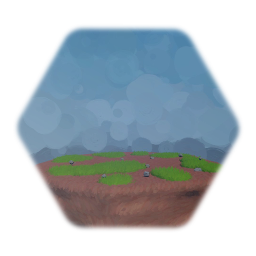 Base sol rocailleux / herbe