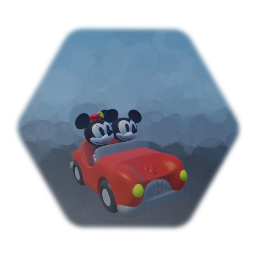Mickey & Minnie's Runaway Railway McDonald's Toy: Car