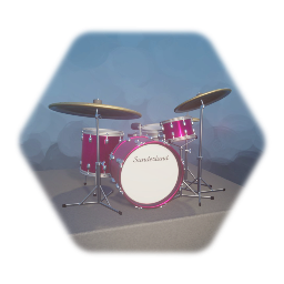 (Customizable) Vintage Sunderland Drum kit