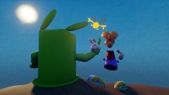 Rayman + De Blob: The Color Glade Title Screen