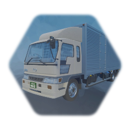 日野レンジャー　パネルバン　導風板付きver