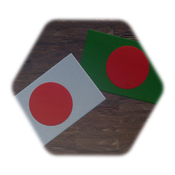Bangladesh & japan flag | علم يابان و بنقلادش
