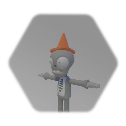 Plants vs zombies| roadcone hat
