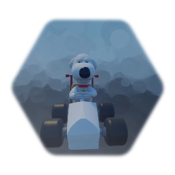 Brain in a go kart (family guy kart)