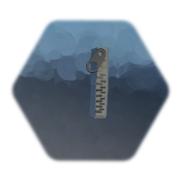 Sackboys zip - taken from my fluffy sackboy