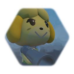 Isabelle with a Carzooka