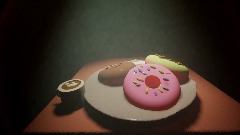 Yummy doughnuts with coffee