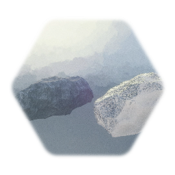 Snow Covered Rocks 2