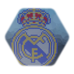 Pixel Art Real Madrid Logo