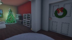 My cat in my living room (christmas)