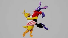 Bonnie and chica render