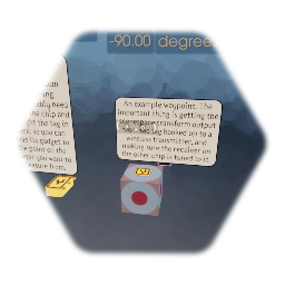 Local angle & distance to waypoint tag