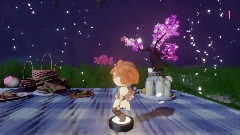 Peaceful Garden with score