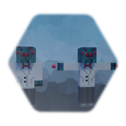 Cave spider in a suit - Minecraft