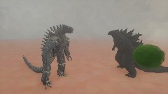 Mecha Godzilla vs Godzilla