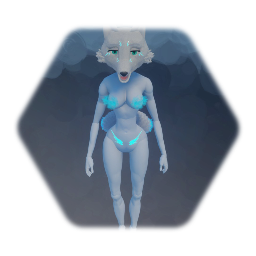 Five-tailed Kitsune Fox Lady of Light