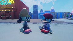 PaRappa The Rapper meets boyfriend