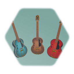 Guitar -Sunburst (early Gibson style - 1930's)