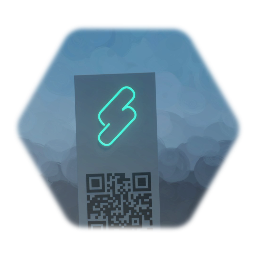 Impspace logo qr poster