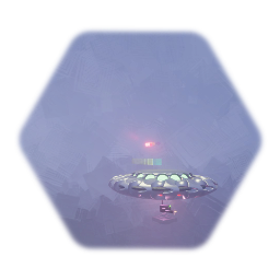 Ufo with turret